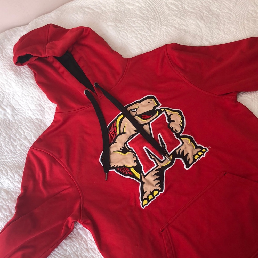 University of maryland oversized college sweatshirt and hoodie
